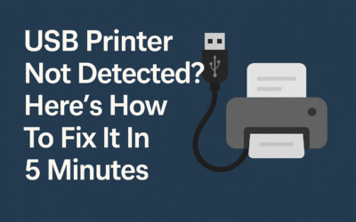 USB Printer Not Detected? Here’s How To Fix It In 5 Minutes  