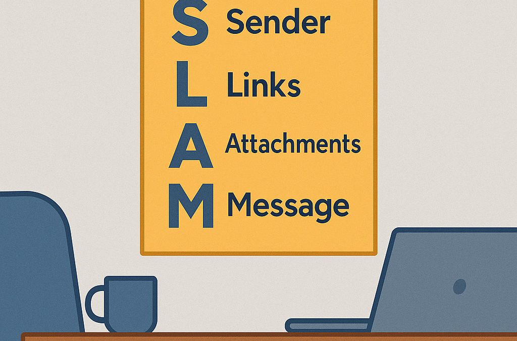 How to Use the SLAM Method to Spot Phishing Emails Before It’s Too Late