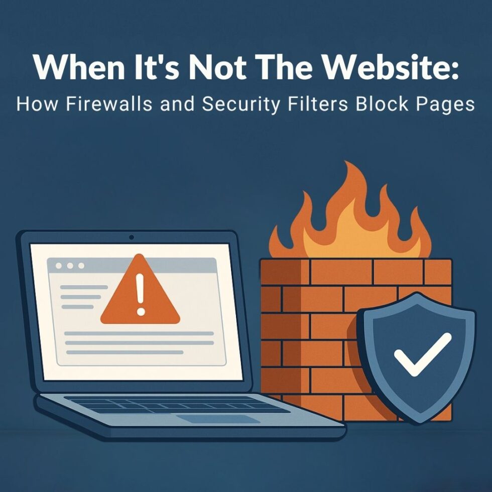 When Firewalls Block Pages: What’s Really Happening